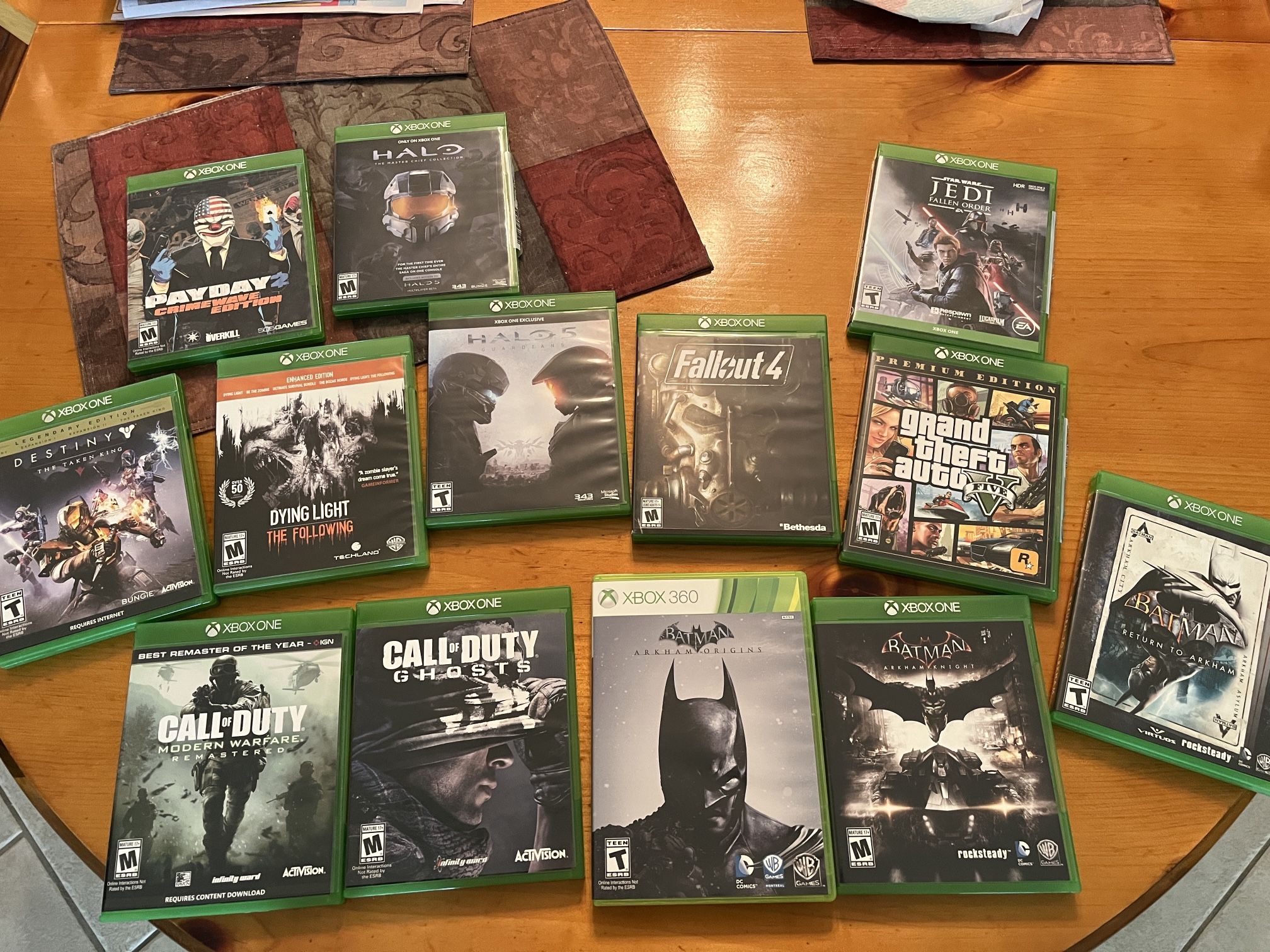 Lot Of 13 Xbox One Games