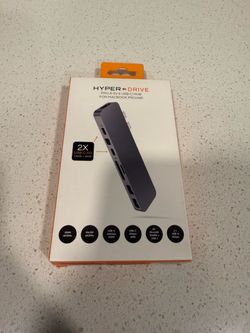 Hyper HyperDrive PRO 8-In-2 USB-C Hub for MacBook Pro & MacBook Air, Space Gray