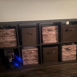 8-Cube Storage Organizer, Brown