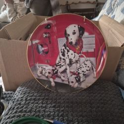 This Is A Collection Plate.  On The Back Said  Three-Dog Alarm. The Year 1992