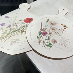 Pair Of Clover Leaf Cutting Boards