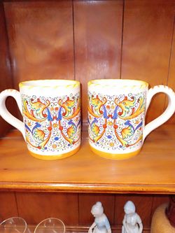 2-Meridiana Ceramiche  Mugs Made In Italy