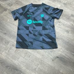  Men's Nike Navy Barcelona 2023/24 Academy Pro Pre-Match Top