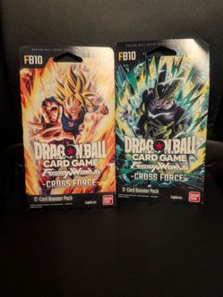 2x Dragon Ball Super: Fusion World Cross Force Booster Packs