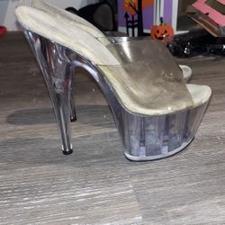 size 8 women heels pleaser 6 inch
