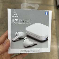 NWT Bass Jaxx Metallic True Wireless Earbuds