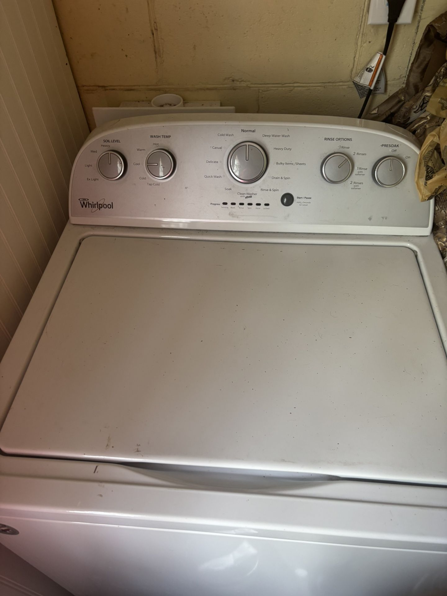 Washer and dryer