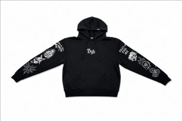 DGK Crazy Life Black Hoodie size S