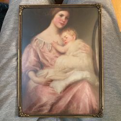 Gold Antique picture frame