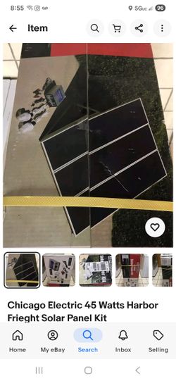 3 Solar Panels Harbor Freight 