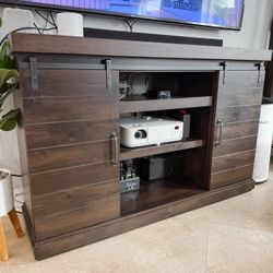 Dark Wood Entertainment Center 