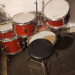 Drum Set, Kids To Teens Age Hardly Used...$55 Obo