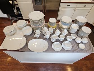 Johann Haviland Silver Wheat Collection 183pc Set