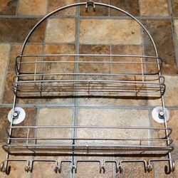 Large 2 Shelf Chrome Shower Caddy