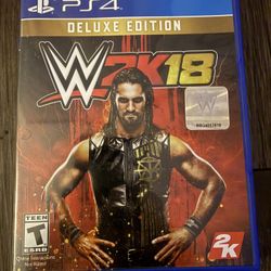 WWE 2K18 Deluxe Edition PS4 Complete