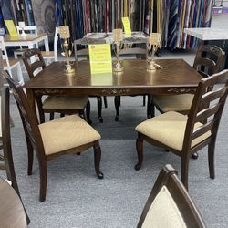 7 Pc Dinning Table Set $799