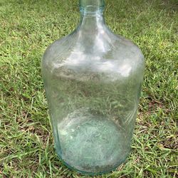 Antique 1928 Glass Carboy, 5 - 6 Gallon 