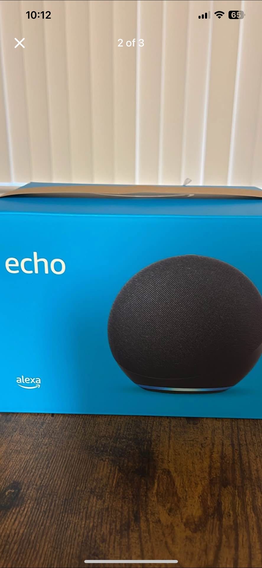 Amazon Echo (newest model), With premium sound, smart home hub, and Alexa, Charcoal