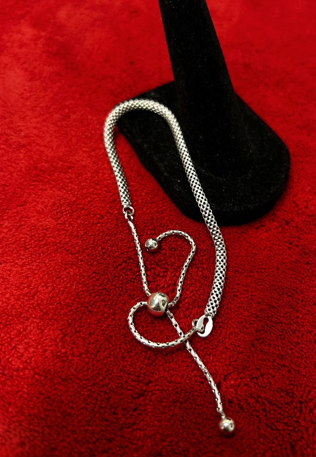 925 Sterling Silver Adjustable Bracelet