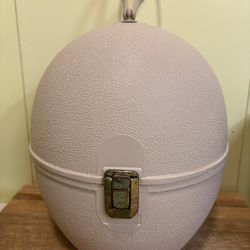 Vintage travel wig case made in the USA