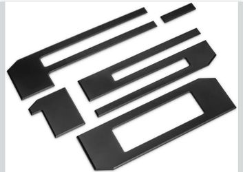 Tailgate Insert Letters fits 2018-2020 Ford F150 (Black)