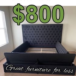 Queen Size Storage Bed Frame Brand New