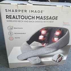 Cordless Neck Shoulder Massager with Soothing Heat Deep Tissue Kneading