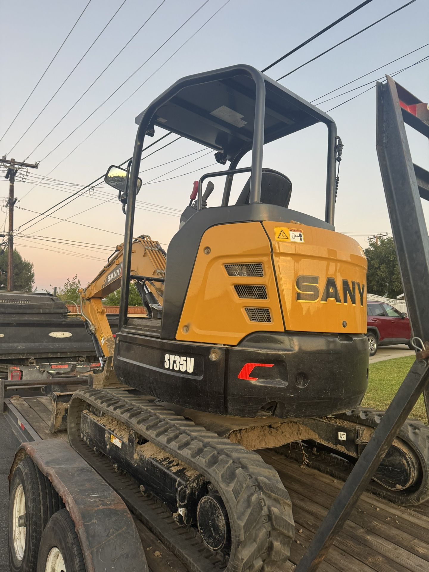 sany sy35U mini excavator for digging demolition