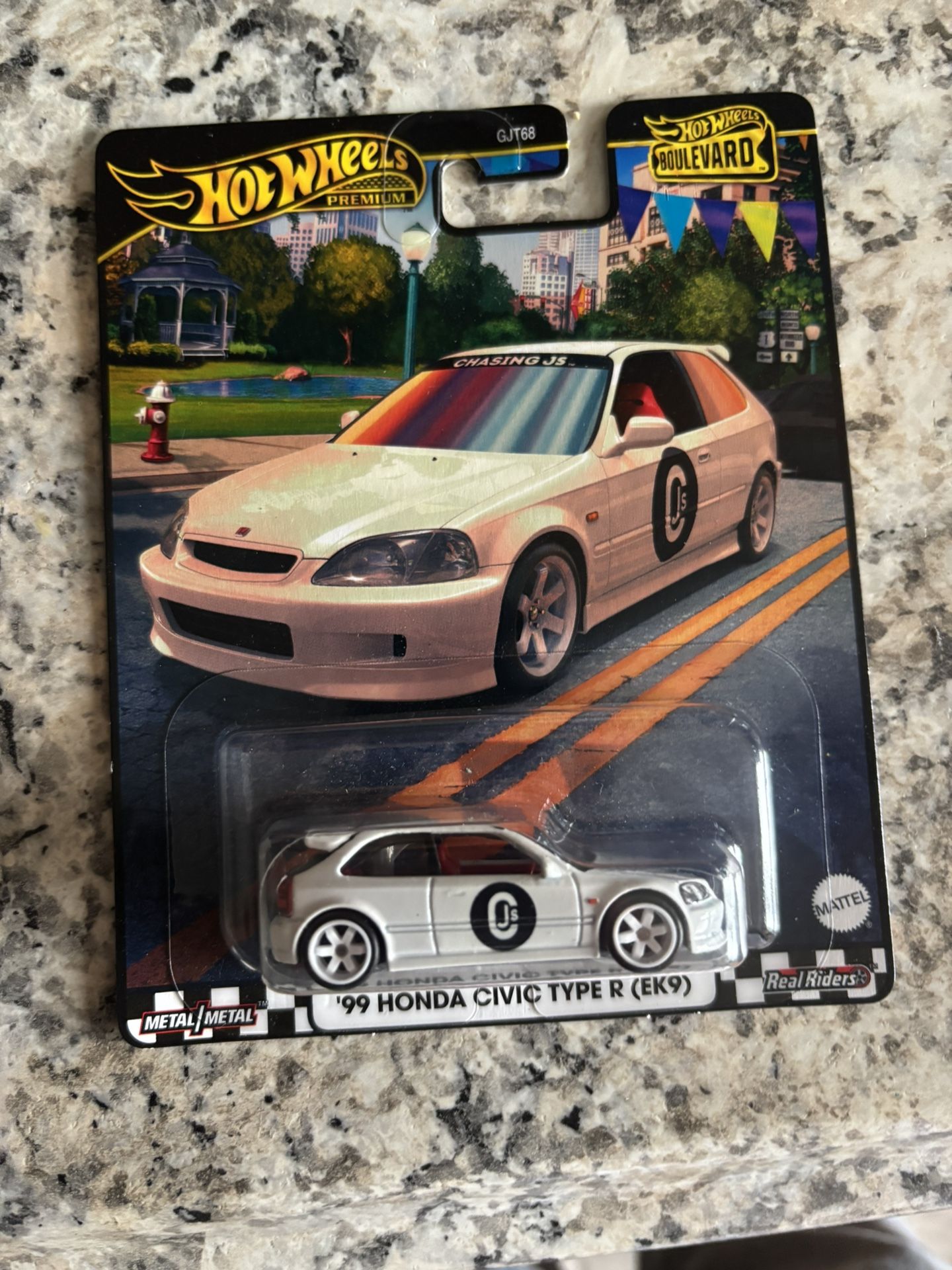 2023 Hot Wheel Boulevard Series "99 Honda Civic Type R EK9 Real Riders 73 1:64