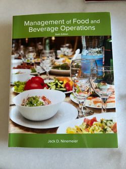 Management of Food and Beverage Operations Sixth Edition
