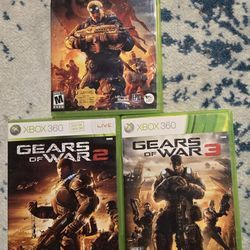 X Box 360 Live Gears Of War 1 2 3 