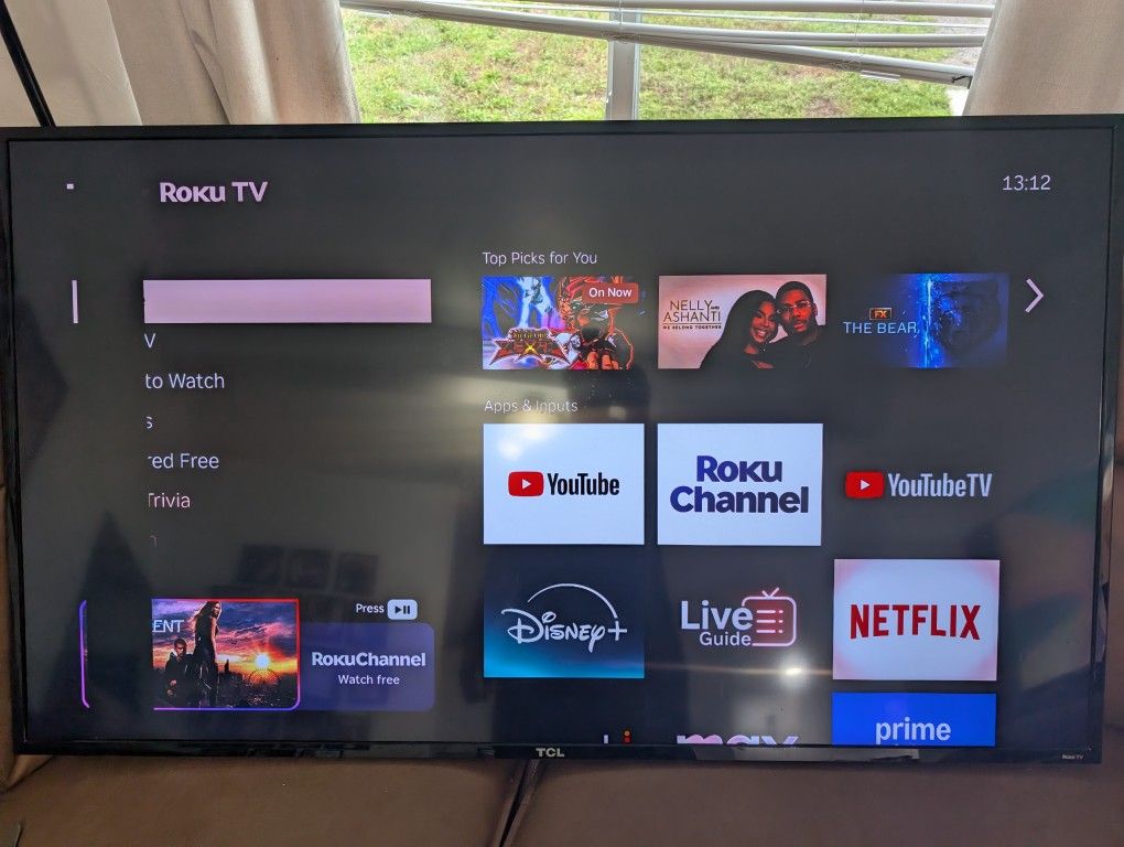 65 Inch TCL Roku TV