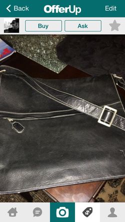 Leather bag for your lap top