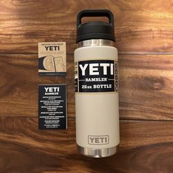 YETI  26 Oz Rambler Bottle Brand  New Cape Taupe Color 