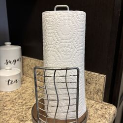 Galvanized Paper Towel Holder 