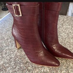 Coutgo Women’s High Heel Ankle Boots Sz 9 1/2