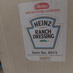 Heinz Ketchup, Mustard, Ranch, Barbecue Pump