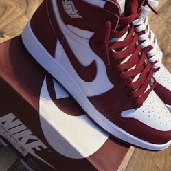 Air Jordan 1 retro High Og White/ Team Red Size 7Y