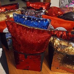 Tons Of 2 Toned Sequence Pillows.  Never Used.