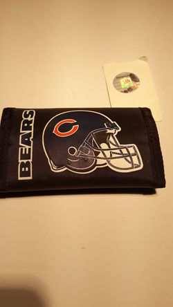 Vintage 1990s Nylon trifold NFL Chicago Bears wallet