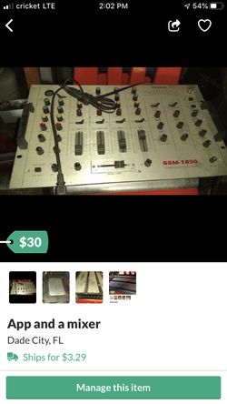 20$ mixer from radio shack
