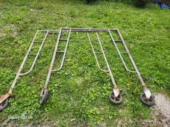 Scaffolding  and braces