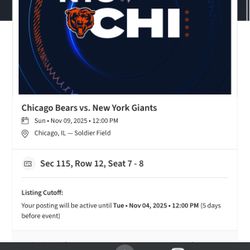 Chicago Bears Tickets