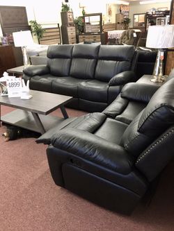 💥Brand New Reclining Sofa Loveseat Livingroom Set! $50 Down Takes It Home Today!