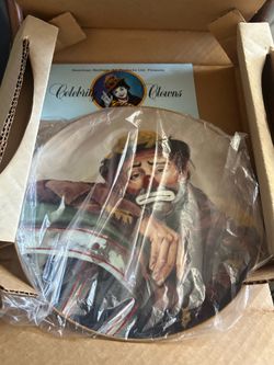 1981 "Emmett" Celebrity Clowns Collector Plate by Jon Helland Fine China