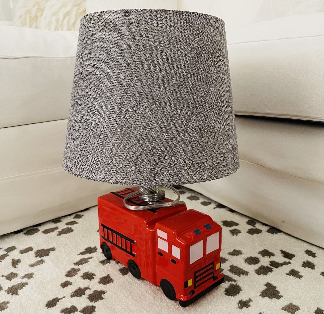 Kids Fire Truck Lamp