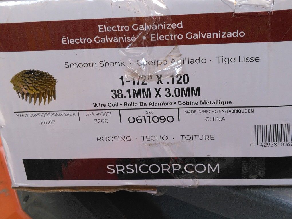 Roofing Coil Nails Obo