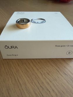 Oura Ring 4 Rose Gold Size 8