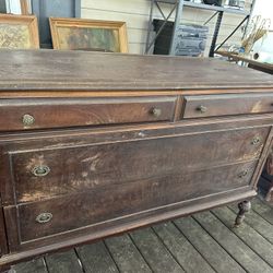 Antique buffet with Mirror 