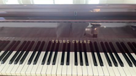 Baby grand piano